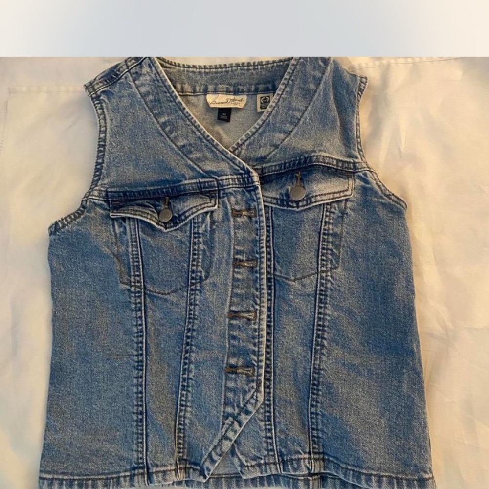 Target Blue Denim Sleeveless Top